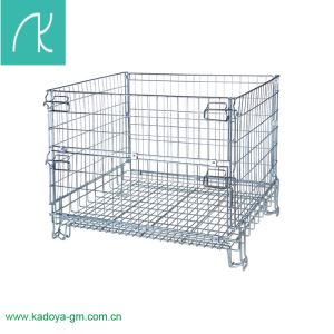 Cyflenwyr Cage rhwyll Wire Collapsible Dur Di-staen